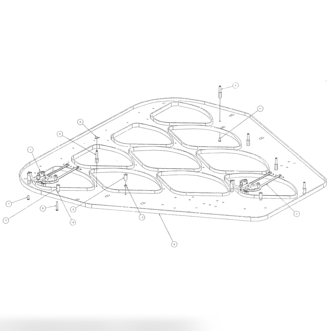 Table with Posts & Respot Cells