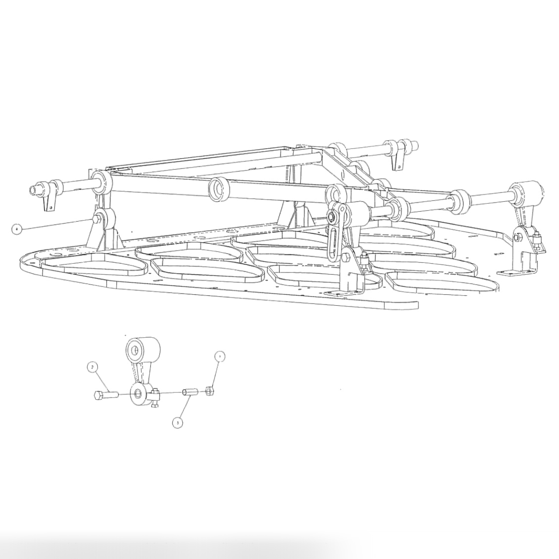 X-Frame to Table Attachment