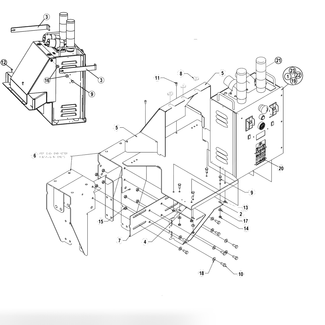 XLi Chassis & Mounting Bracket Assembly