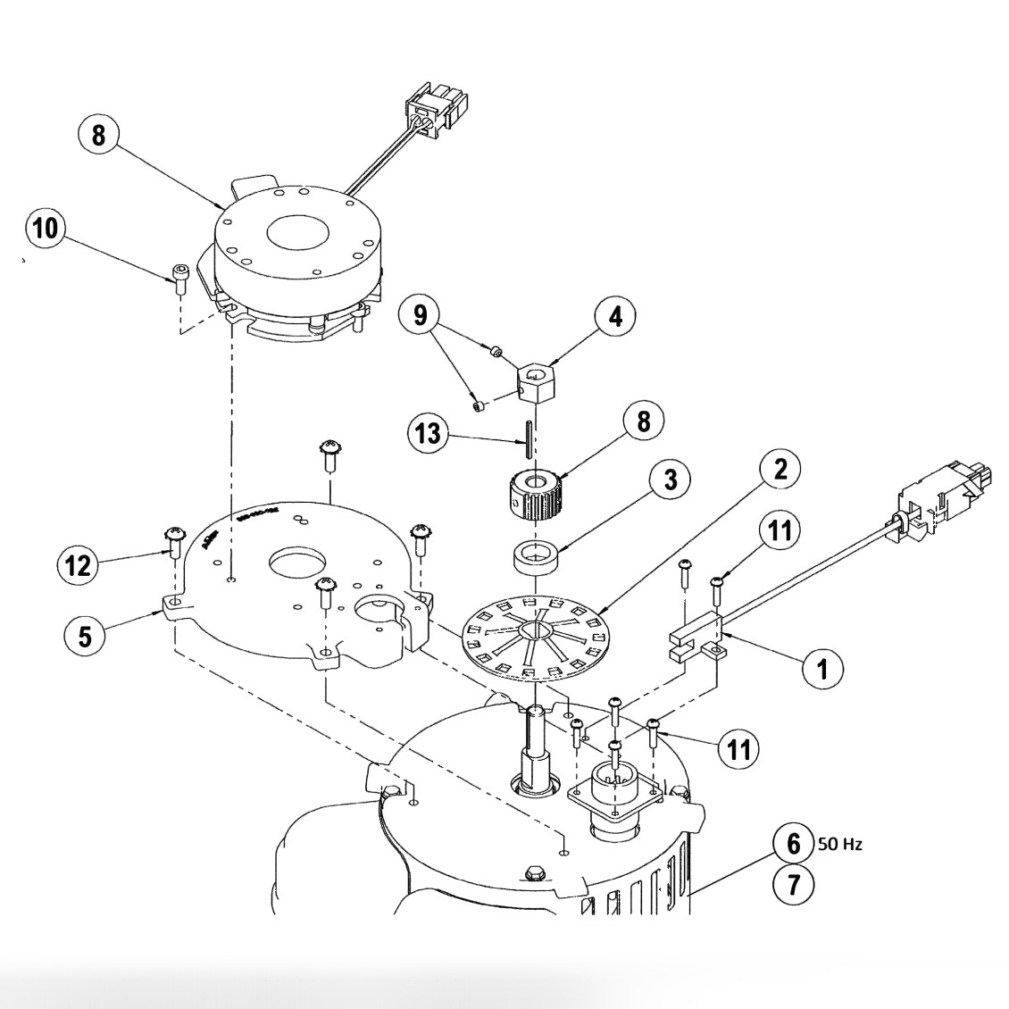XLi Motor Replacement Parts Assembly
