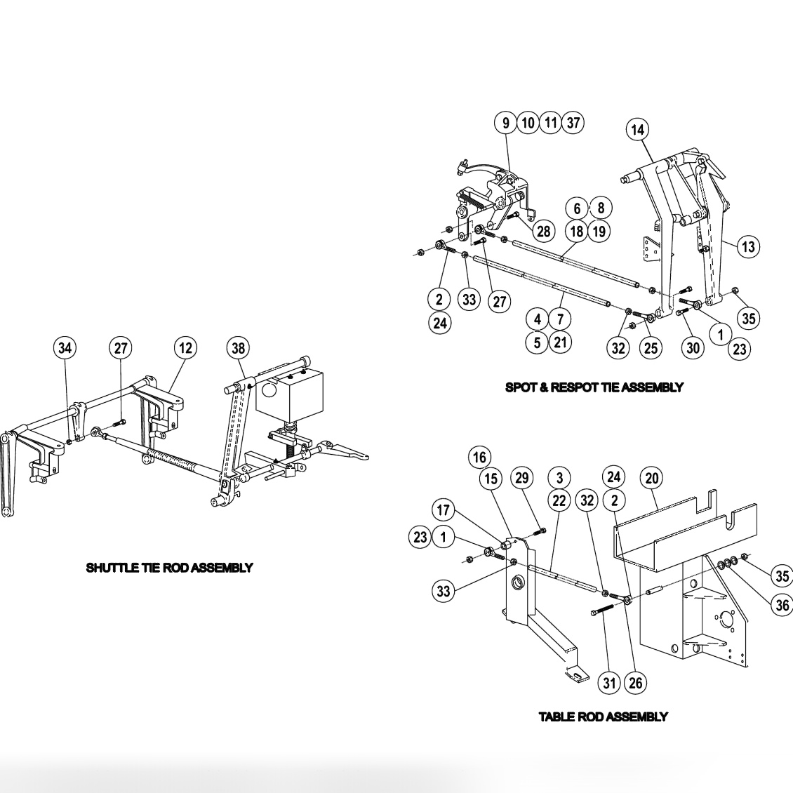 Tie Rod Assemblies