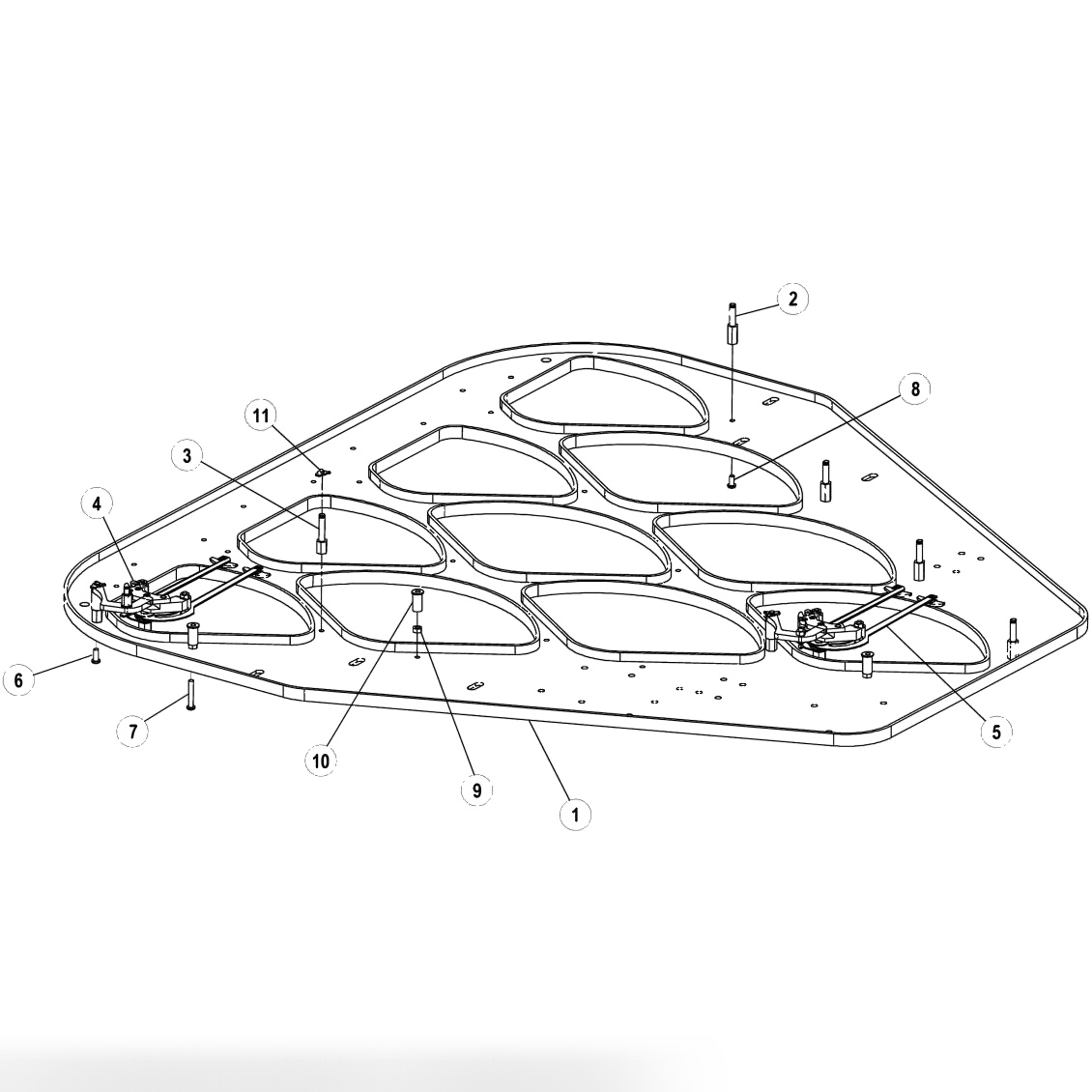 Table & Respot Cells Assembly - Steel