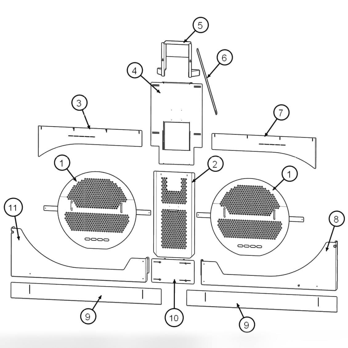 Rear Enclosure & Guard Assemblies