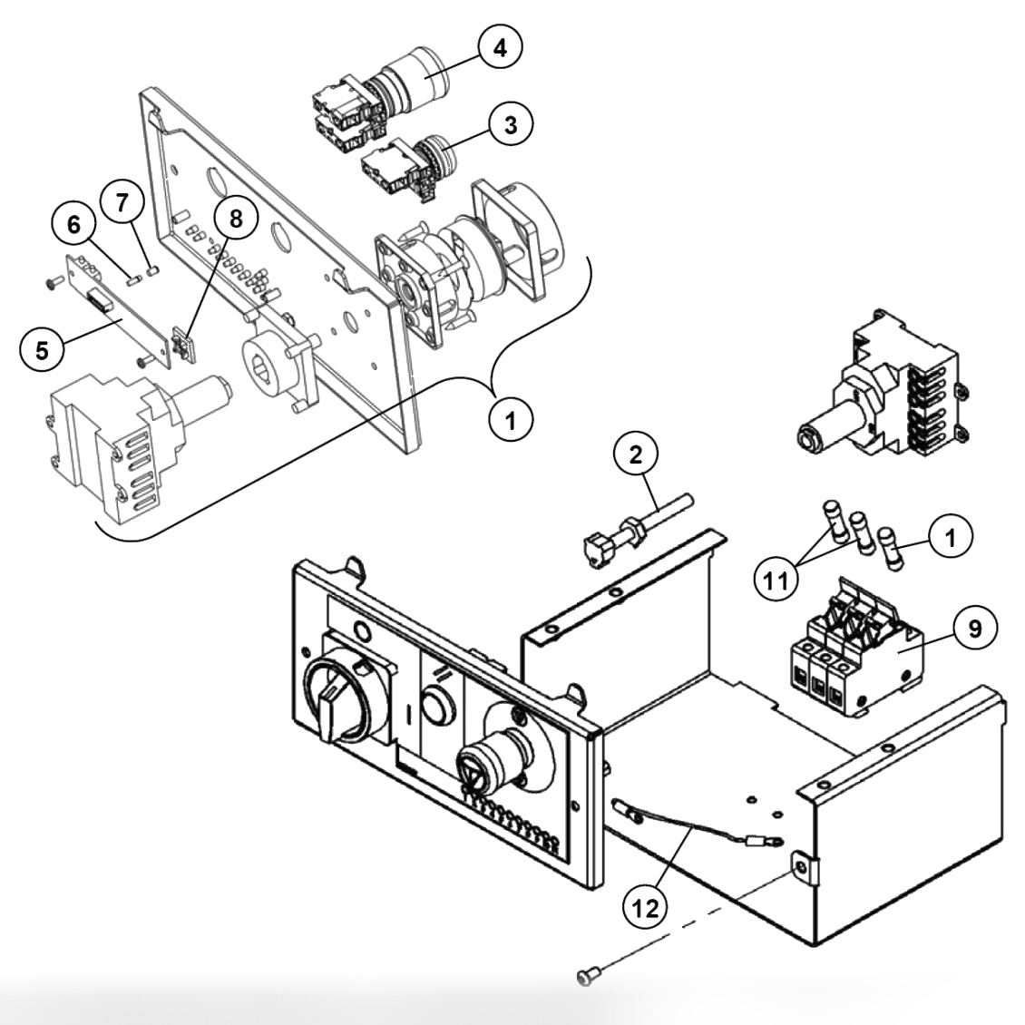 Safety E-Stop Box Assembly