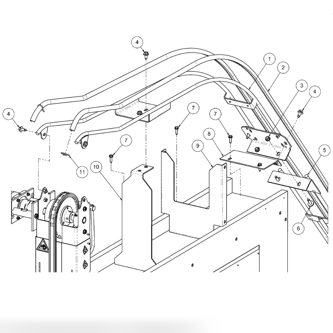 Cross Sweep Assembly