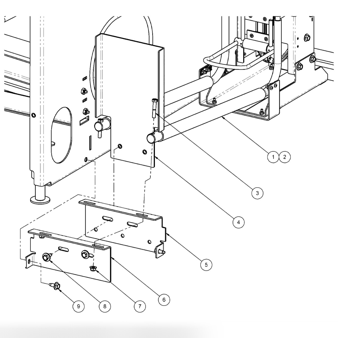 Double Division Rail Assembly