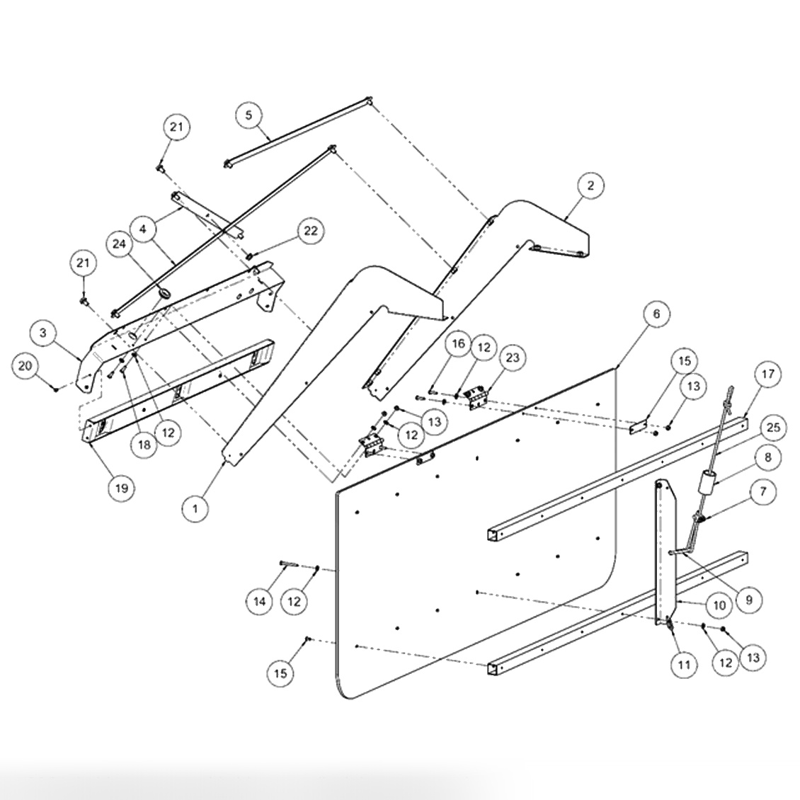 Shield and Pitlight Assembly