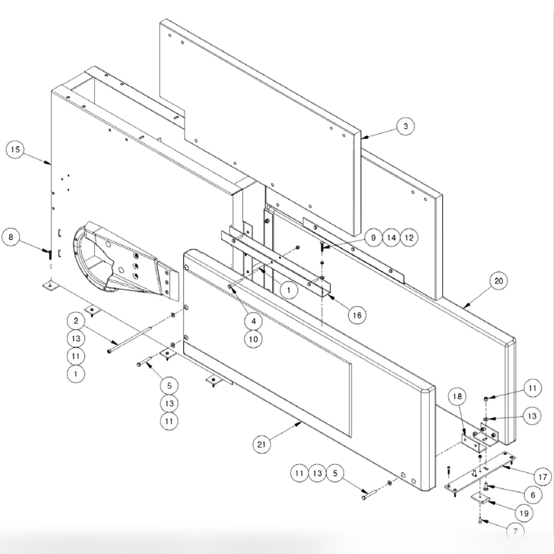 Double Kickback Assembly