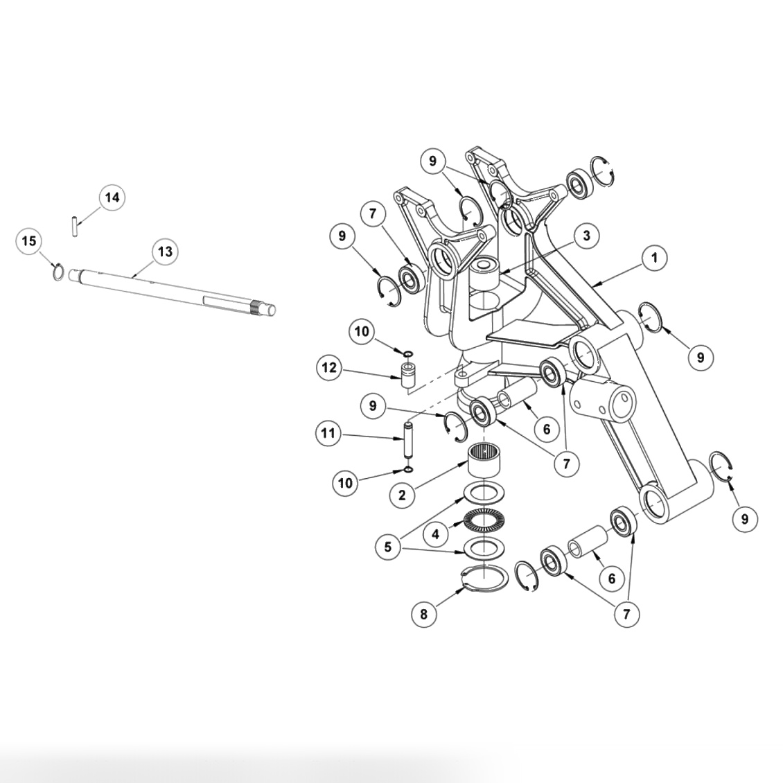 Main Casting & Shaft Assembly