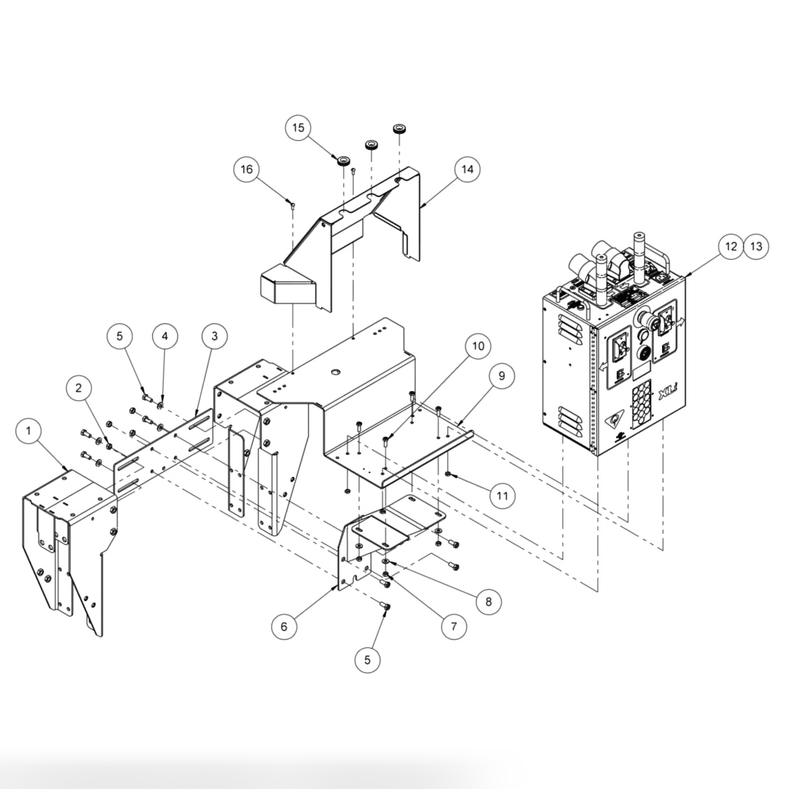 Chassis & Mounting Bracket Assembly