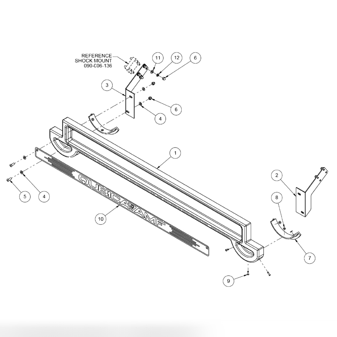 Sweep Bar & Mounting Assembly