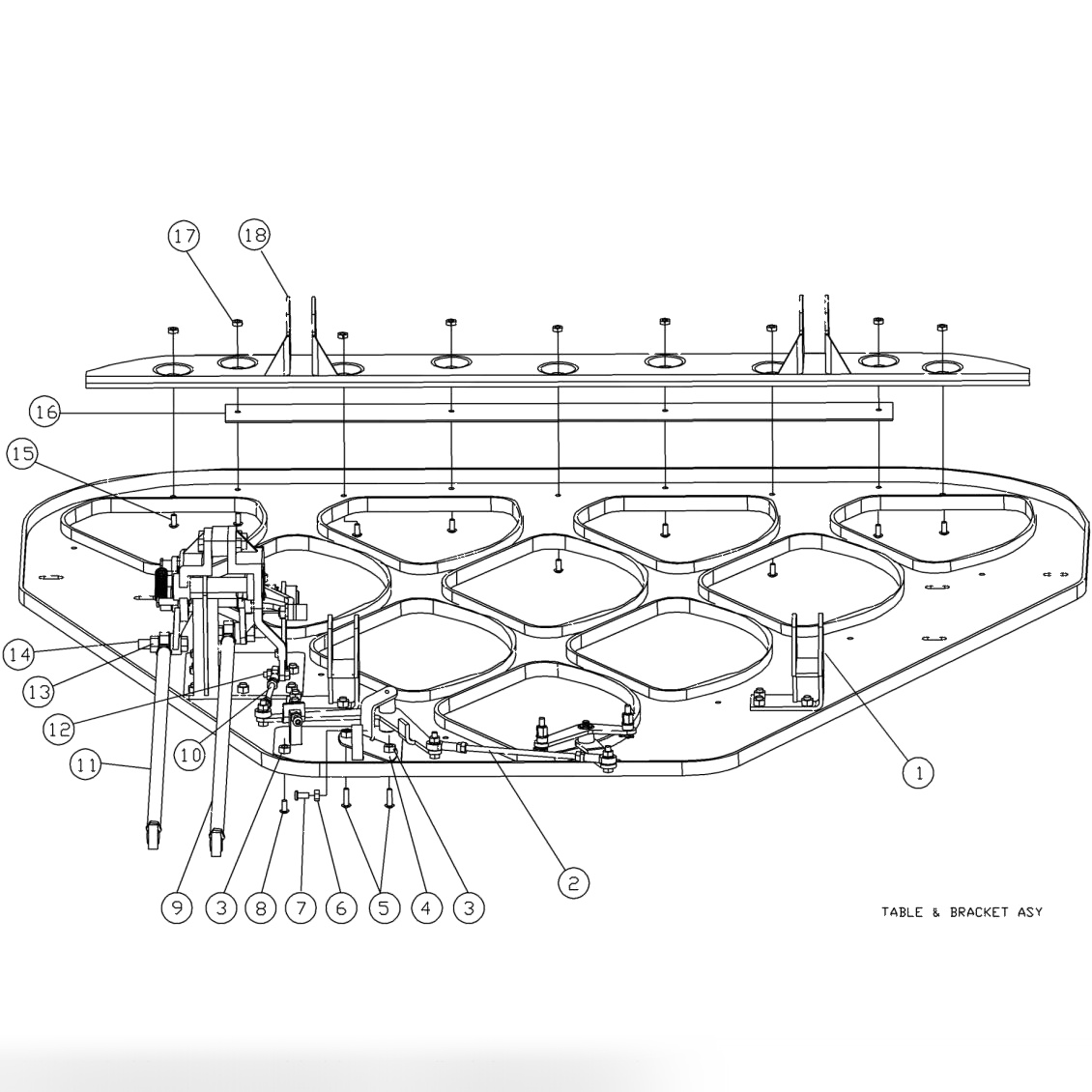 Table & Bracket Assembly