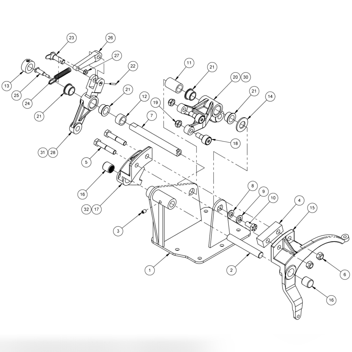Tie Rod Bracket Assembly