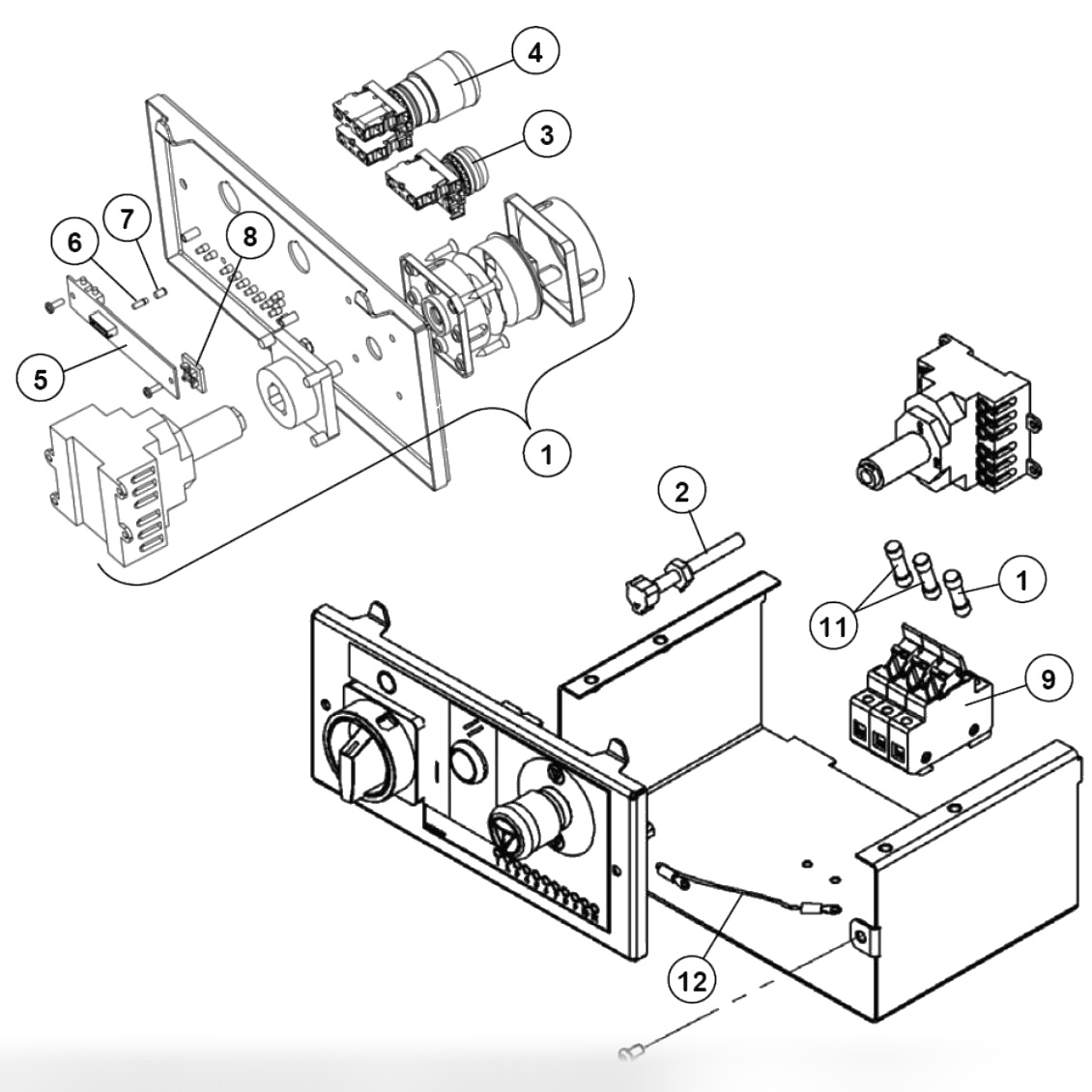 Safety E-Stop Box Assembly
