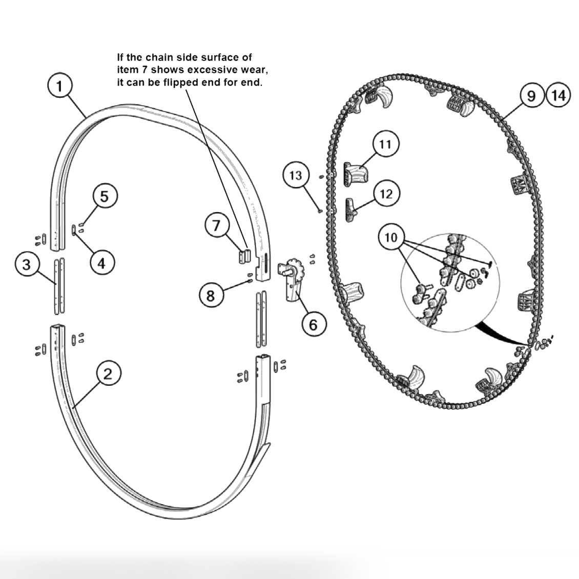 Chain Drive Assembly - Odd