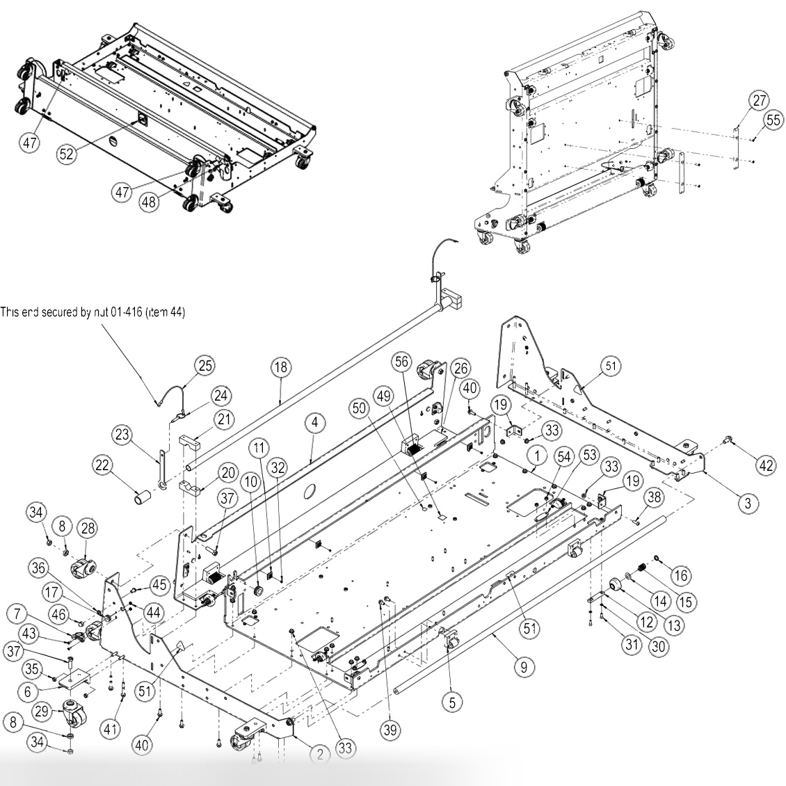 Frame Assembly - Base Plate & Side Plates