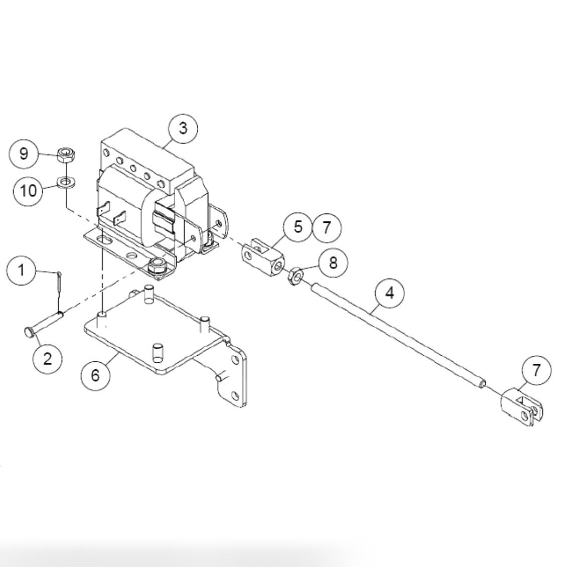 Right Hand Buffer Solenoid Assembly