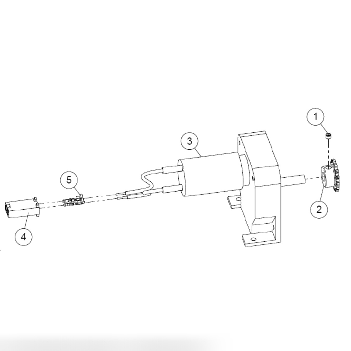 Transfer Roller Motor Assembly