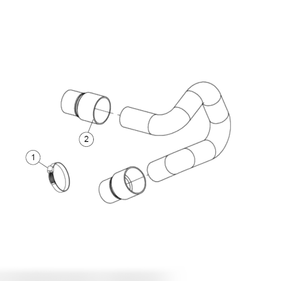 Vacuum Hose Assembly & Clamp