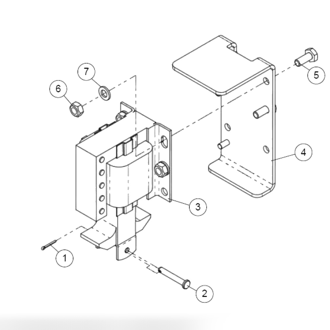 Vacuum Head Solenoid & Bracket Assembly