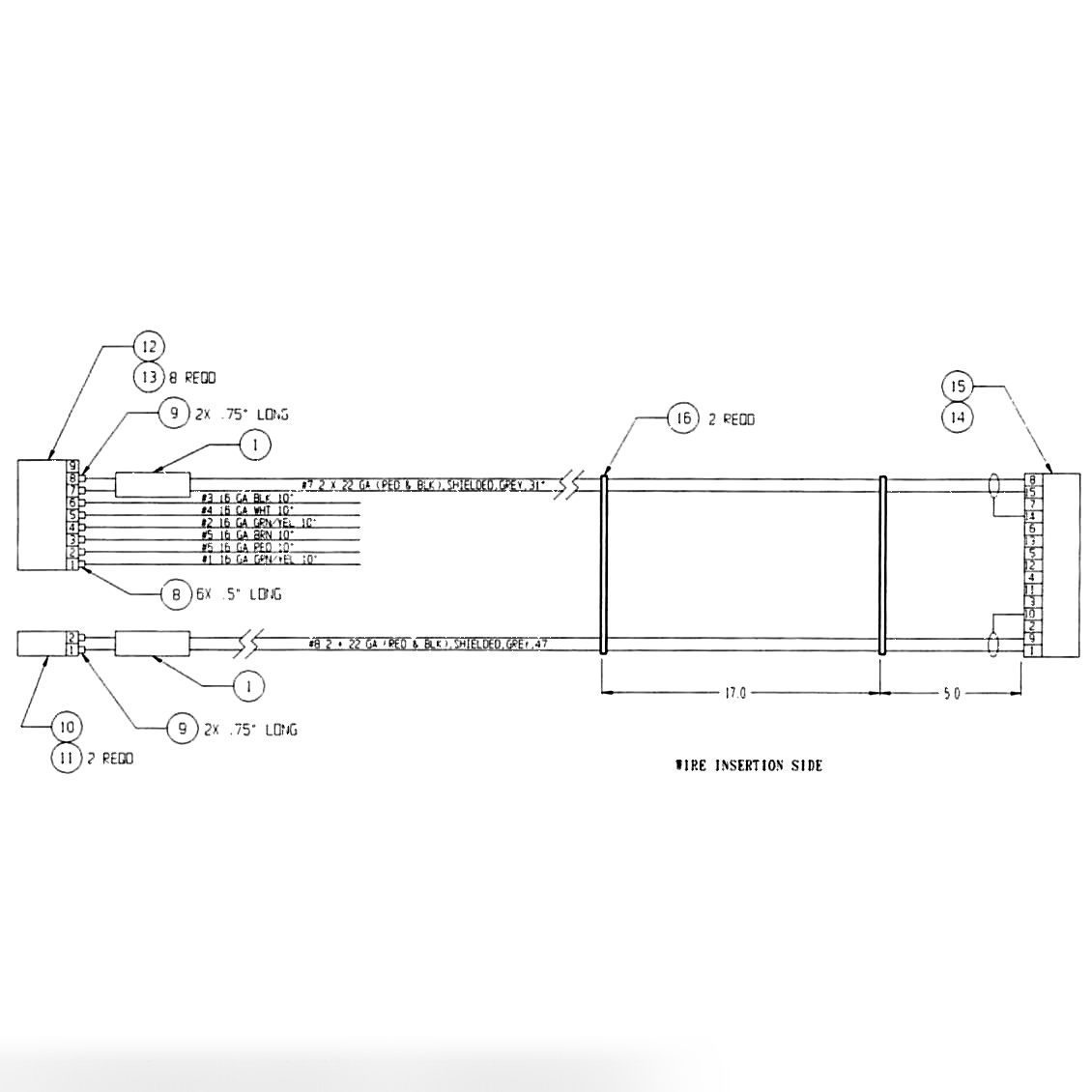 SPEED CONTROLLER WIRE HARNESS