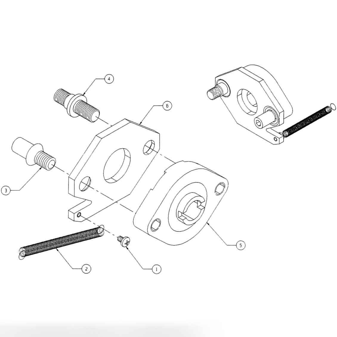 BUFFER IDLER ASSEMBLY