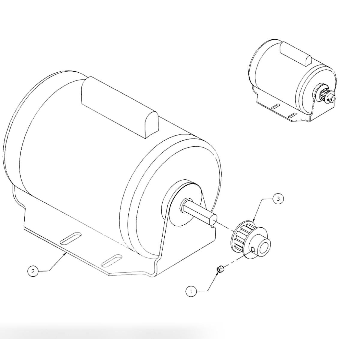 BUFFER MOTOR ASSEMBLY