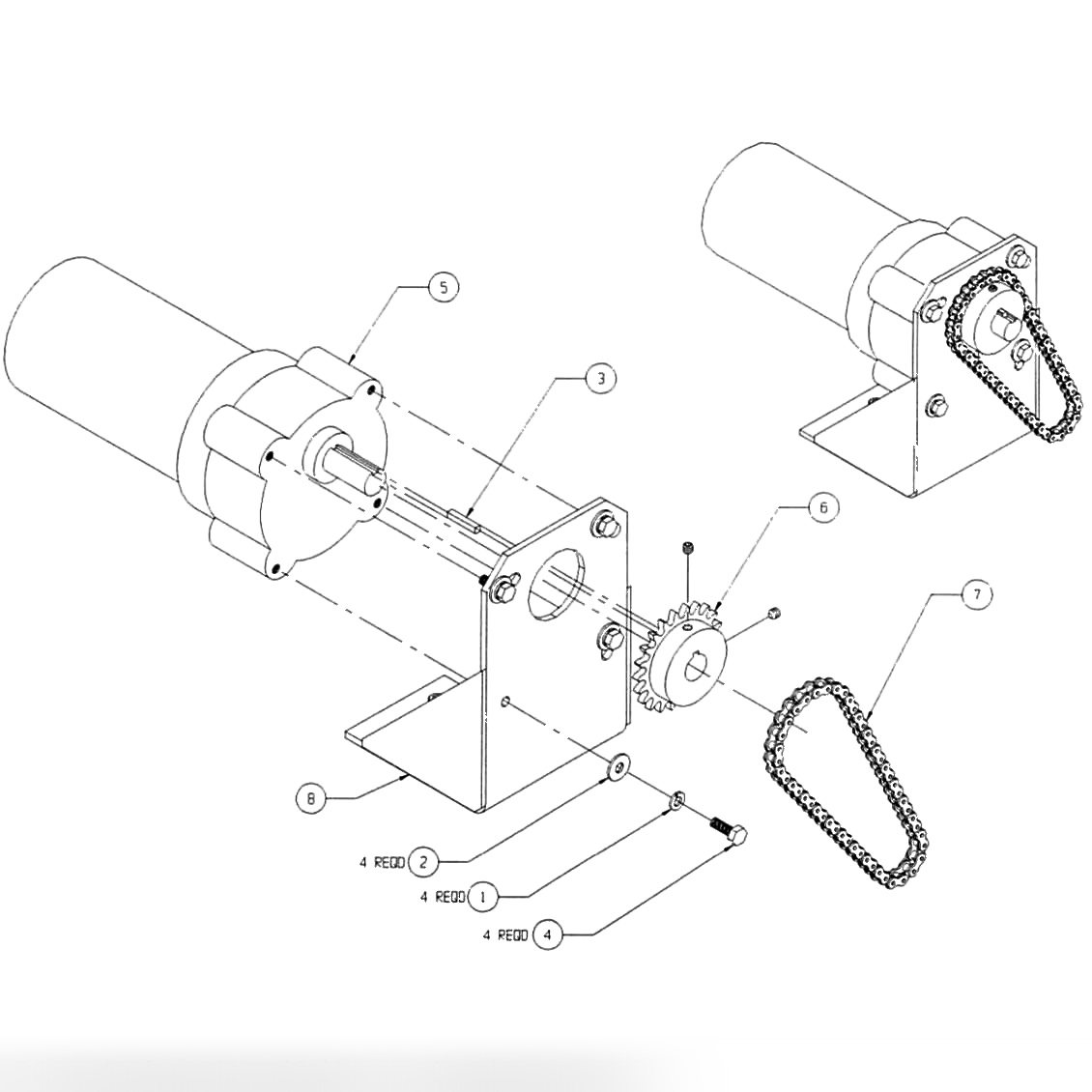 DRIVE MOTOR ASSEMBLY