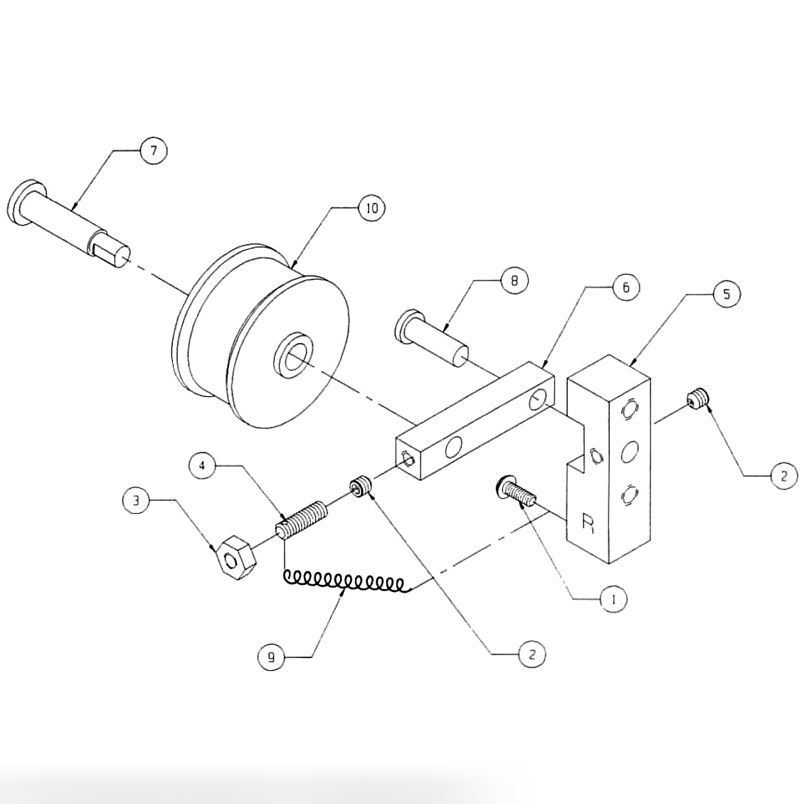 IDLER ASSEMBLY RIGHT