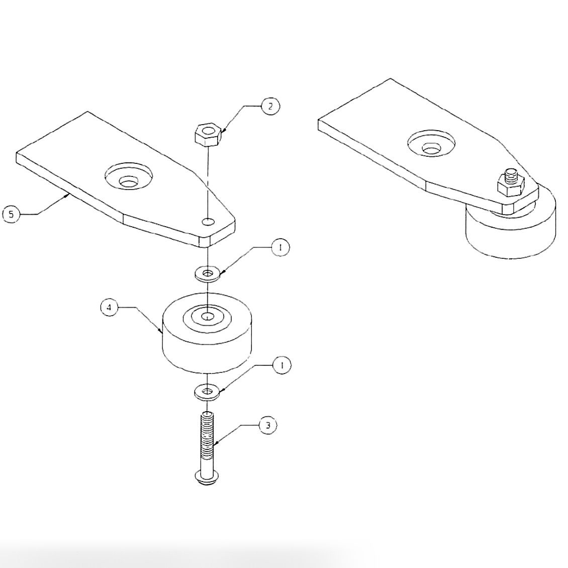 CENTERING GUIDE PLATE ASSEMBLY