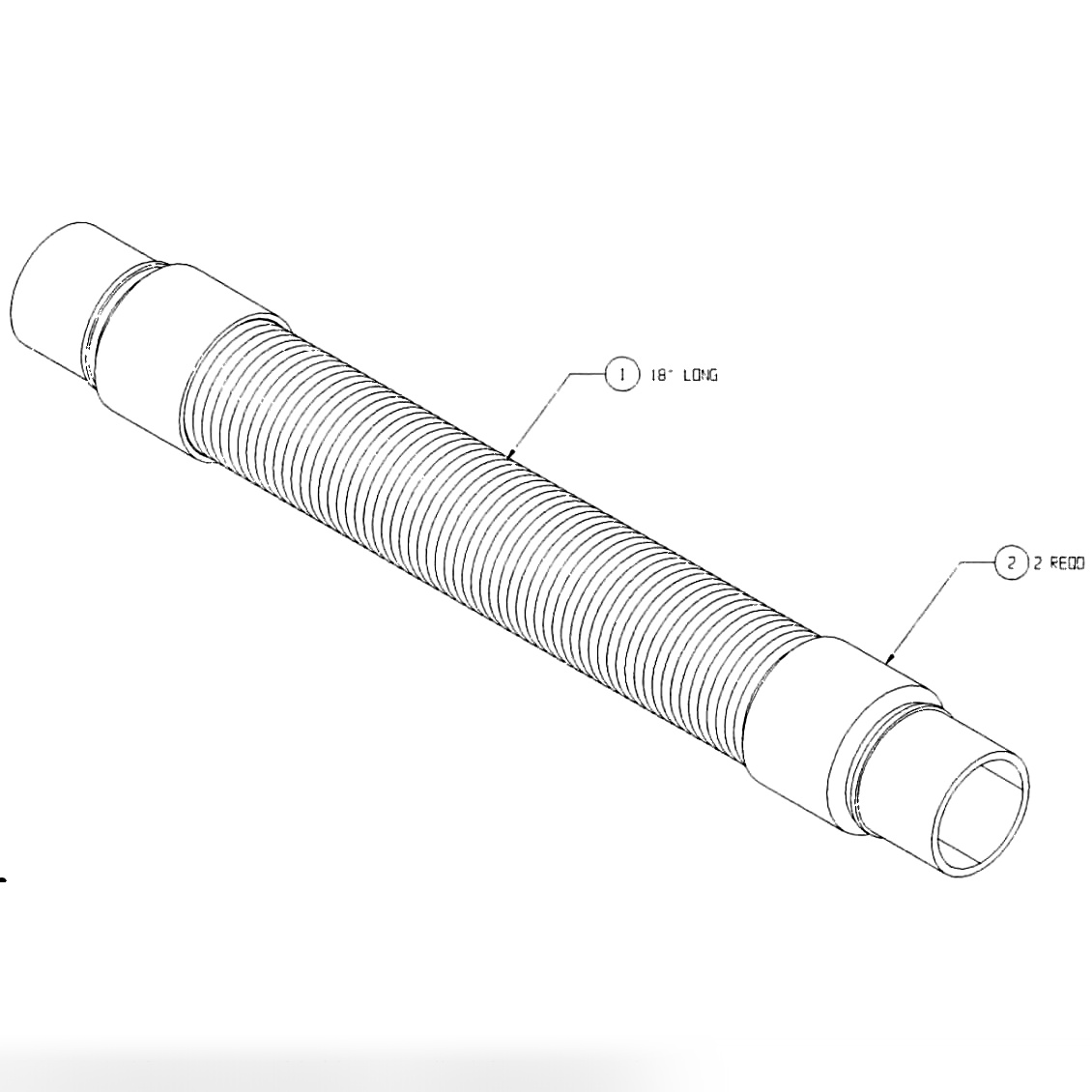 VACUUM HOSE ASSEMBLY