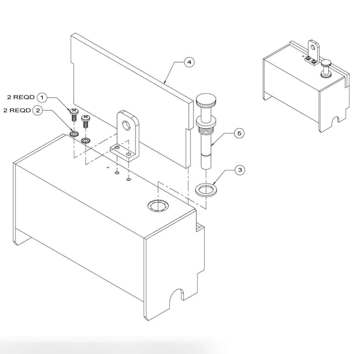 OIL TANK ASSEMBLY HVO