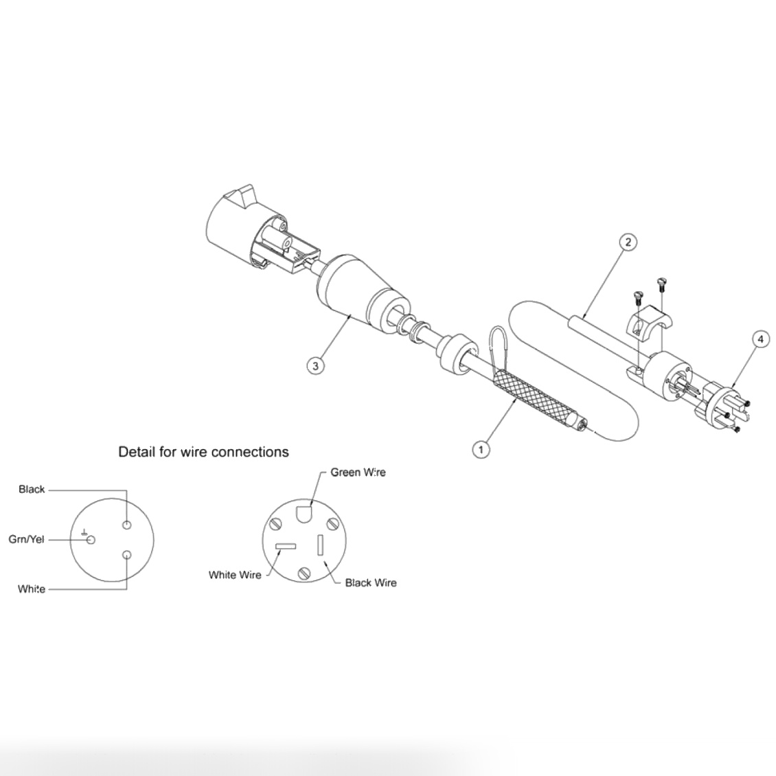 POWER CORD ASSEMBLY 110V