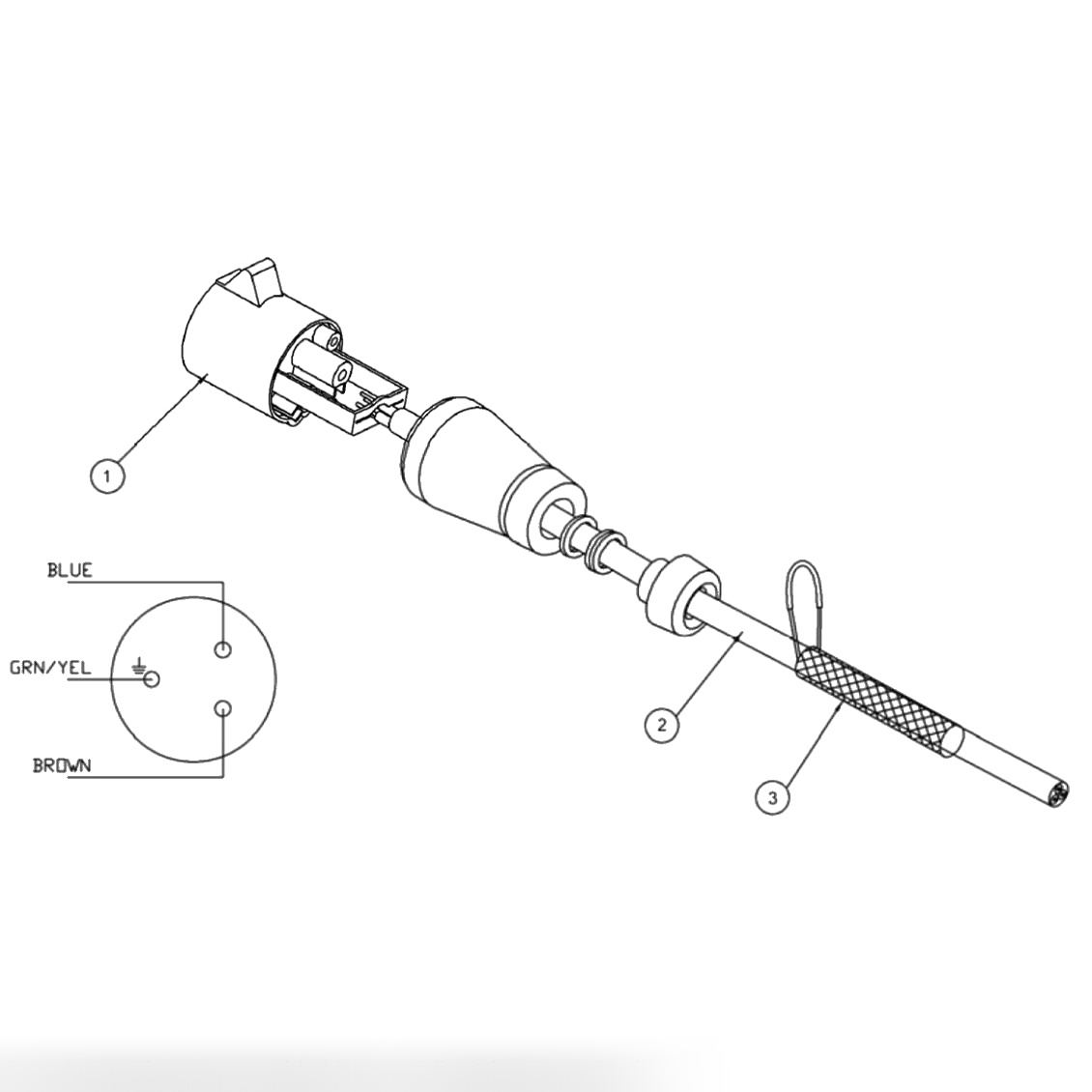 POWER CORD ASSEMBLY 220V