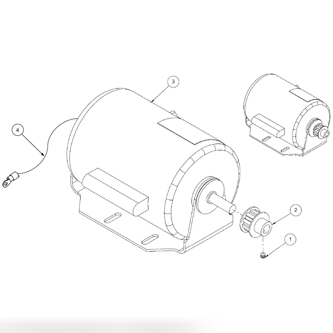 BUFFER MOTOR ASSEMBLY