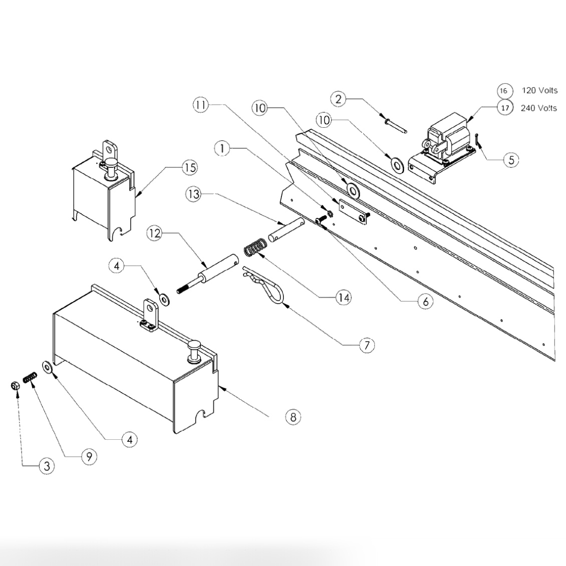 BODY ASSEMBLY - OIL TANK LINKAGE SYSTEM