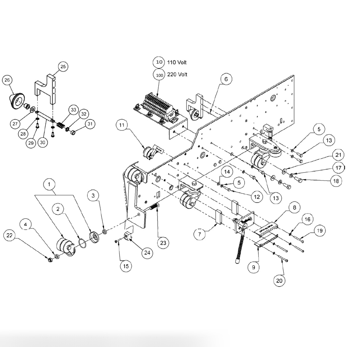 FRAME ASSEMBLY – SIDE PLATE 2