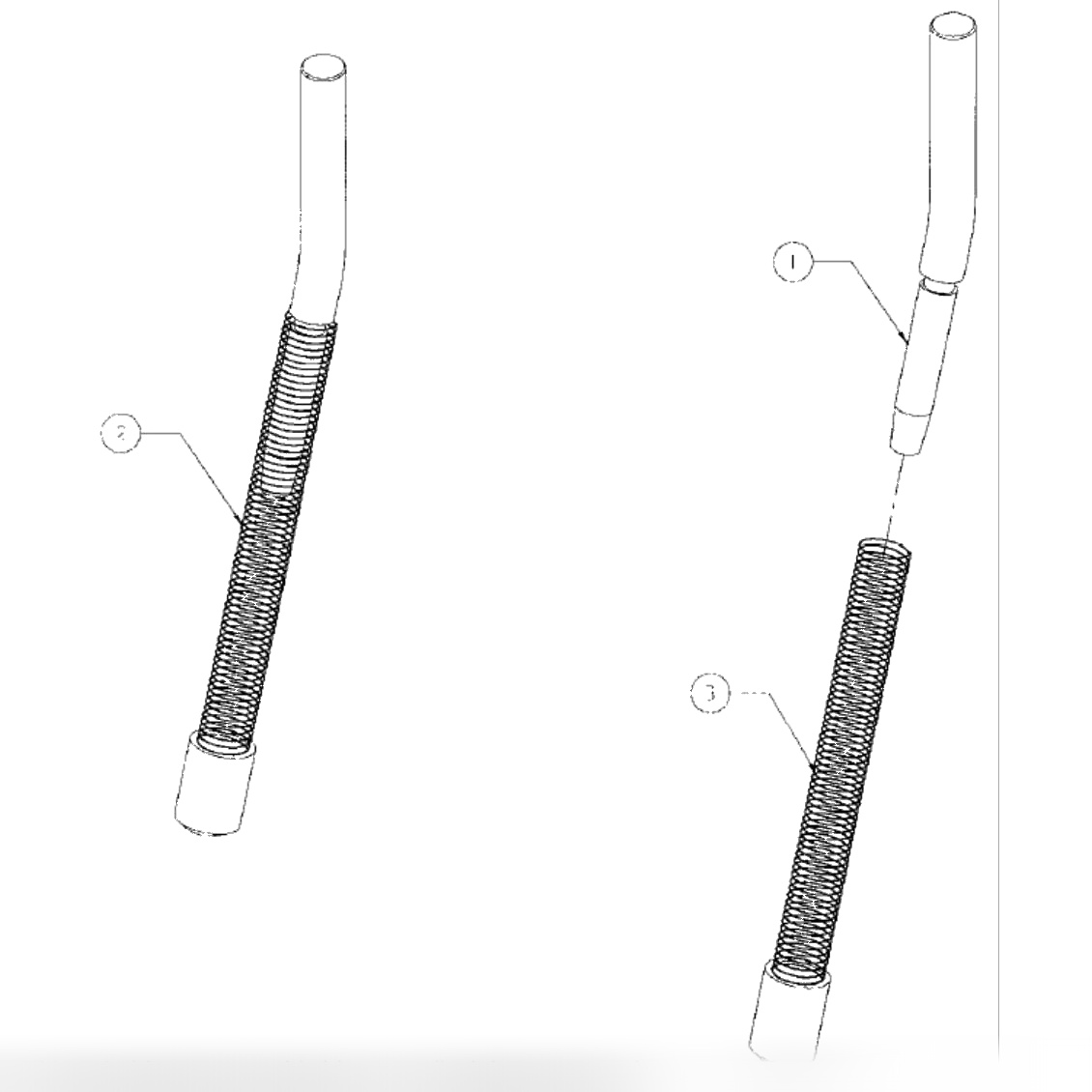 SPRING AND CAP ASSEMBLY