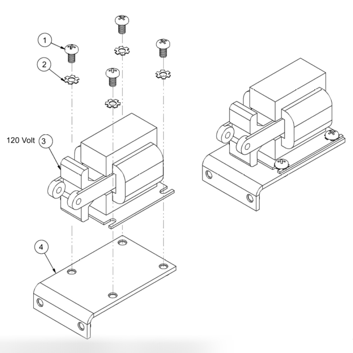 OIL SOLENOID ASSEMBLY 120V