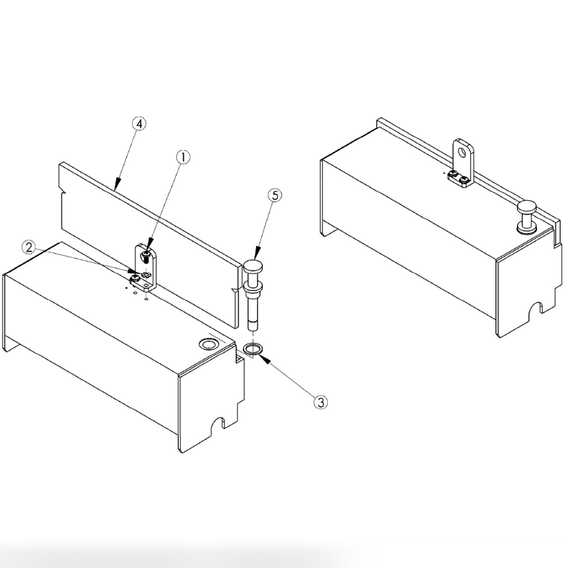 OIL TANK ASSEMBLY 10” HVO