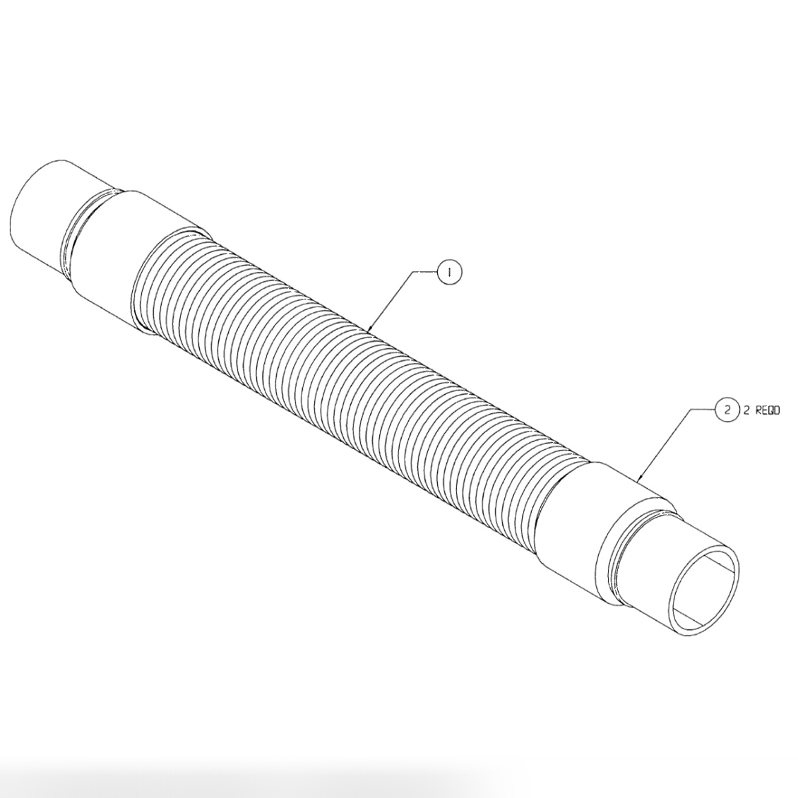 VACUUM HOSE ASSEMBLY