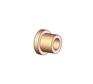 Flange Bushing, 0.25 X 0.38 X 0.38