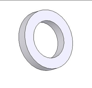 Thick, Special Flat Washer 0.48 X 0.75 X 0.13, Zinc Finish