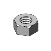 Hex Finish Nut, 5/16-24, Cadmium, An