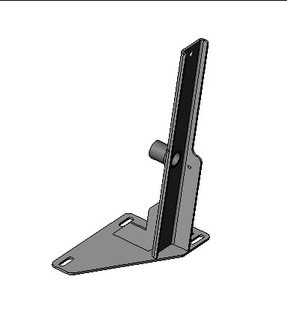 Table Support Weldment, 10 Pin Side
