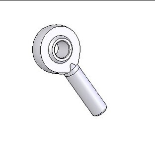 Rod End Fitting, Left Hand (Grease-Less)