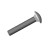 Carriage Bolt, 1/4-20 X 1.50, Grade 5, Zinc Finish