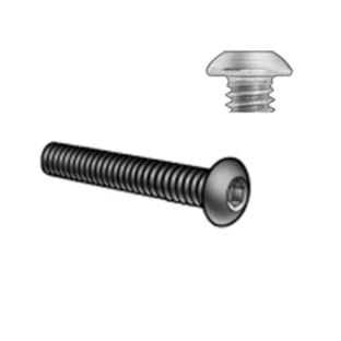 Cap Screw, Button Head, Hex Socket Drive, 1/4-20 X 0.63